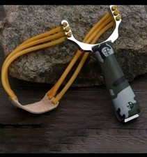 fionda professionale adulti ragazzi impugnatura mimetica sport caccia 