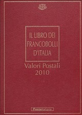 REPUBBLICA ITALIANA 2010 Libro Filatelico SENZA FRANCOBOLLI