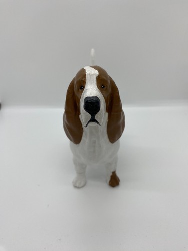 Hand painted basset - hand-painted,