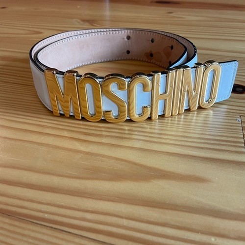 Cintura moschino bianca con - moschino,