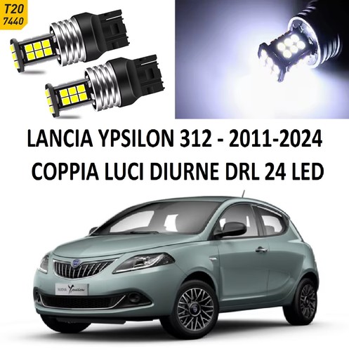 Coppia lampade led luci diurne - coppia,