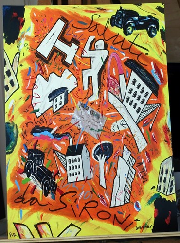 Bruno donzelli serigrafia su - donzelli,