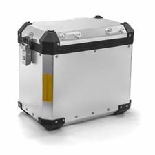 Valigia Baule Laterale Moto Enduro 38L Alluminio 45x24x39cm+Kit fissaggio 6.2 Kg