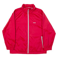 K-WAY Giacca antipioggia donna rossa con cappuccio S