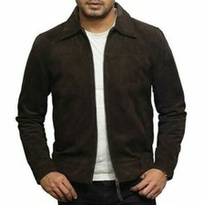 Giacca In Pelle Scamosciata