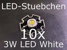 10x LED ad alta potenza 3W