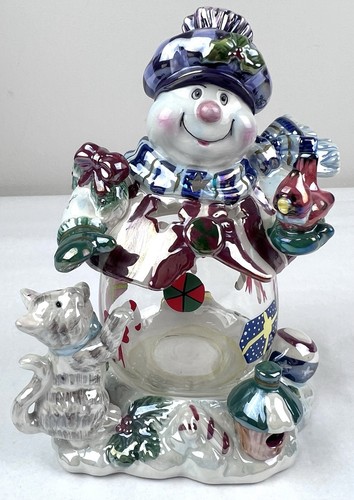 Vintage pupazzo neve in - vintage,