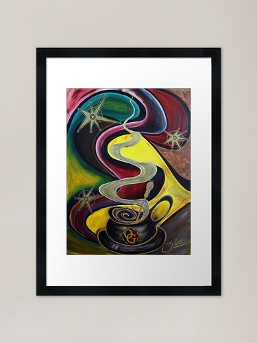 Caffè organo oro quadro - caffè,
