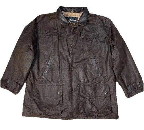 Barbour wax jacket - l, marrone