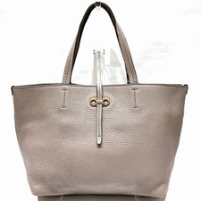Borsa a tracolla Salvatore Ferragamo Gancini beige