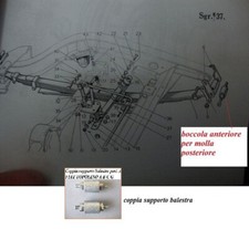 coppia supporto balestra per