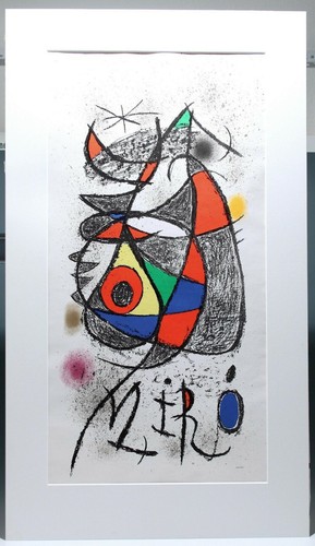 Joan miro litografia - joan, a