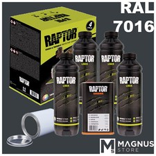 U-Pol Raptor Kit Vernice antigraffio 4L + indurente UPOL -G. ANTRACITE  RAL 7016