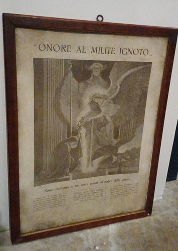 Manifesto quadro milite ignoto - quadro,