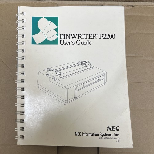 Manuale stampante nec - stampante,