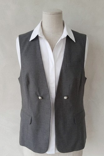 Gilet doppiopetto lungo - , donna