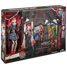 Monster High~Freak Du Chic Circus Scaregrounds Rochelle Goyle bambola PlaySet~NRFB
