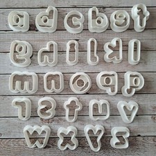 Alfabeto Mod.1  26 Lettere - Alt. 3cm Cookies cutter - Formine - per scritte