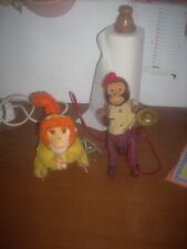 RARE 2 scimmiette  pupazzi vintage  1 original carl made in germany leggi....