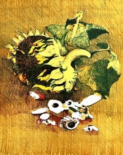 Giancarlo Cazzaniga - Litografia vintage originale - Firmata a mano. anno 1973.