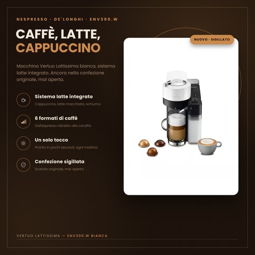 Nespresso vertuo lattissima - nespresso,