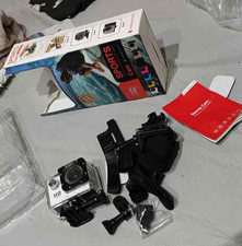 Action camera, cam sports 1080 p casco, moto , auto , sci  volo riprese on board