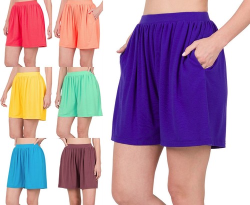 Pantaloncini donna con tasche - pantaloncini,