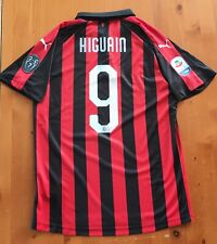 Maglia AC Milan Home 2018-2019 Higuain 9 El Pipita Preparata Iussed Puma 