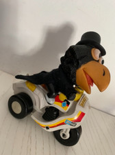 PUPAZZO ROCKFELLER CON MOTO RETROCARICA vintage made in espana