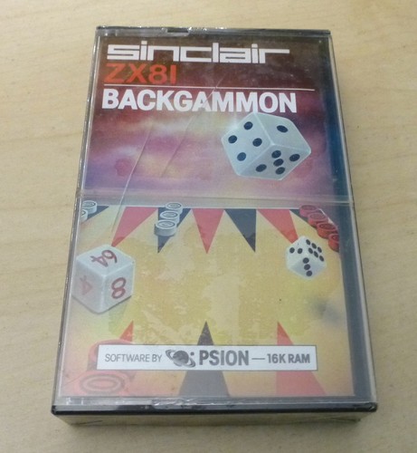 Sinclair backgammon - zx, 81.