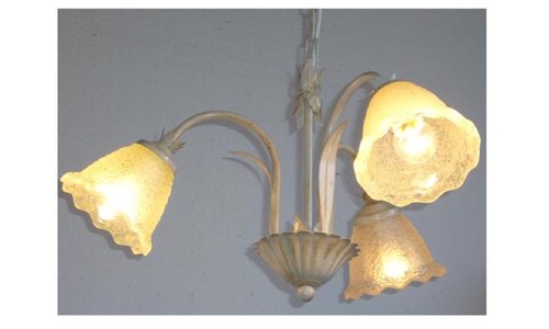 Lampadario ghiaia luci - ghiaia, ferro