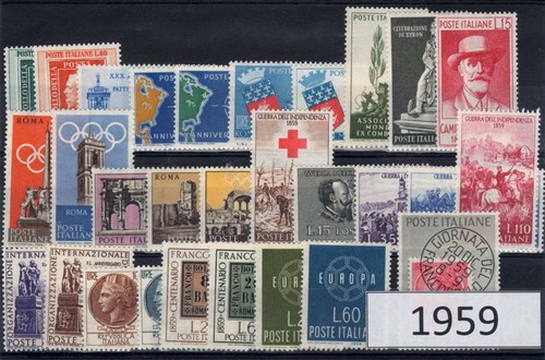 1959 italia repubblica annata - 1959,