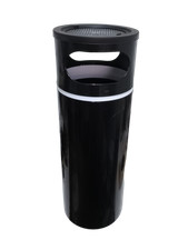 Posacenere con Gettacarte Nero da Esterno raccogli cicche sigarette ignifugo in 