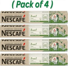 Nescafé Farmers Origins Brasile Capsule/Cialde Caffè 4 x Confezioni (40 Cialde Totali)