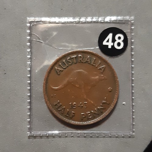 Australia half penny - australia, penny"
