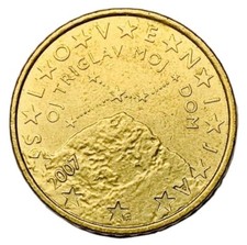 50 CENTESIMI SLOVENIA 2007 CON