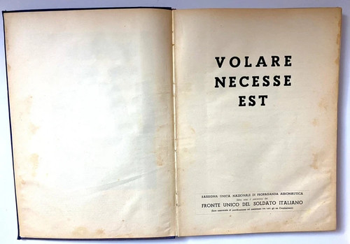 Volare necesse est - volare, (1951)