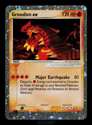 Pokemon card groudon 002 2 - groudon, ex