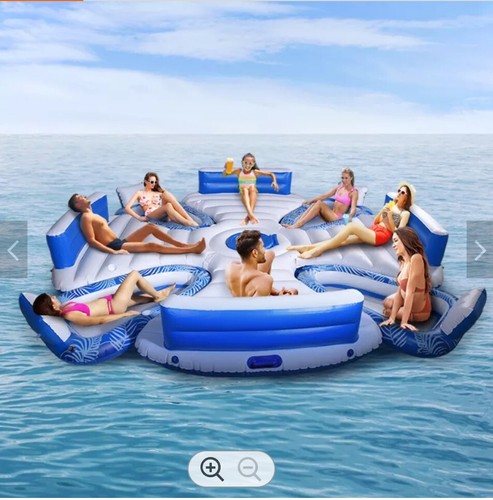 Isola gonfiabile mare - isola,