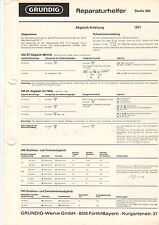 Grundig Manuale di servizio