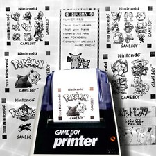 Pokemon Gameboy Printer 1998
