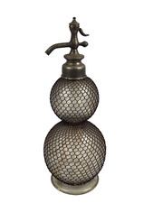 ANTICO SIFONE per SODA SELTZER Bottiglia Seltzogenes a Doppia Zucca Epoca 1890