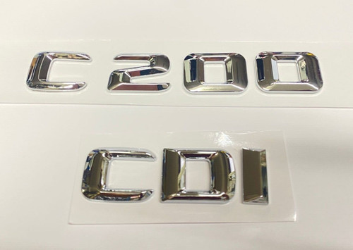 Scritta mercedes posteriose - scritta,