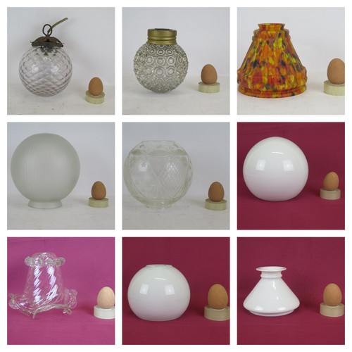 Paralumi vetro bocce tulip - bocce,