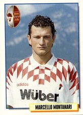 figurina Merlin Calcio Cards 95 1995 # 3 Bari Montanari