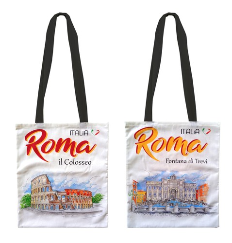 Shopper borsa tracolla cotone - shopper,