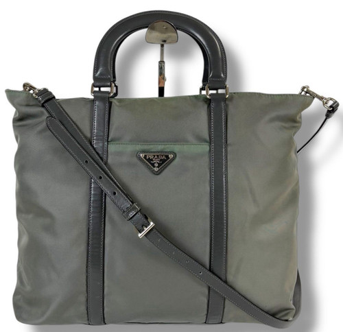 Borsa tote prada tessuto nylon - tote,