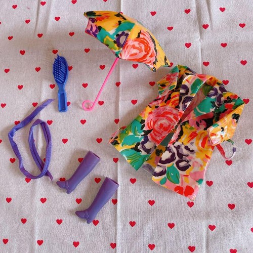 Vintage barbie impermeabile - barbie,