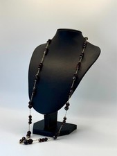collana granato antico oro