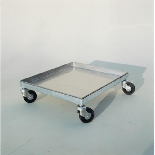 Vassoio inox per - , carrellino